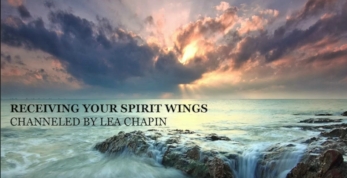 Receive your spirit wings Lea Chapin
