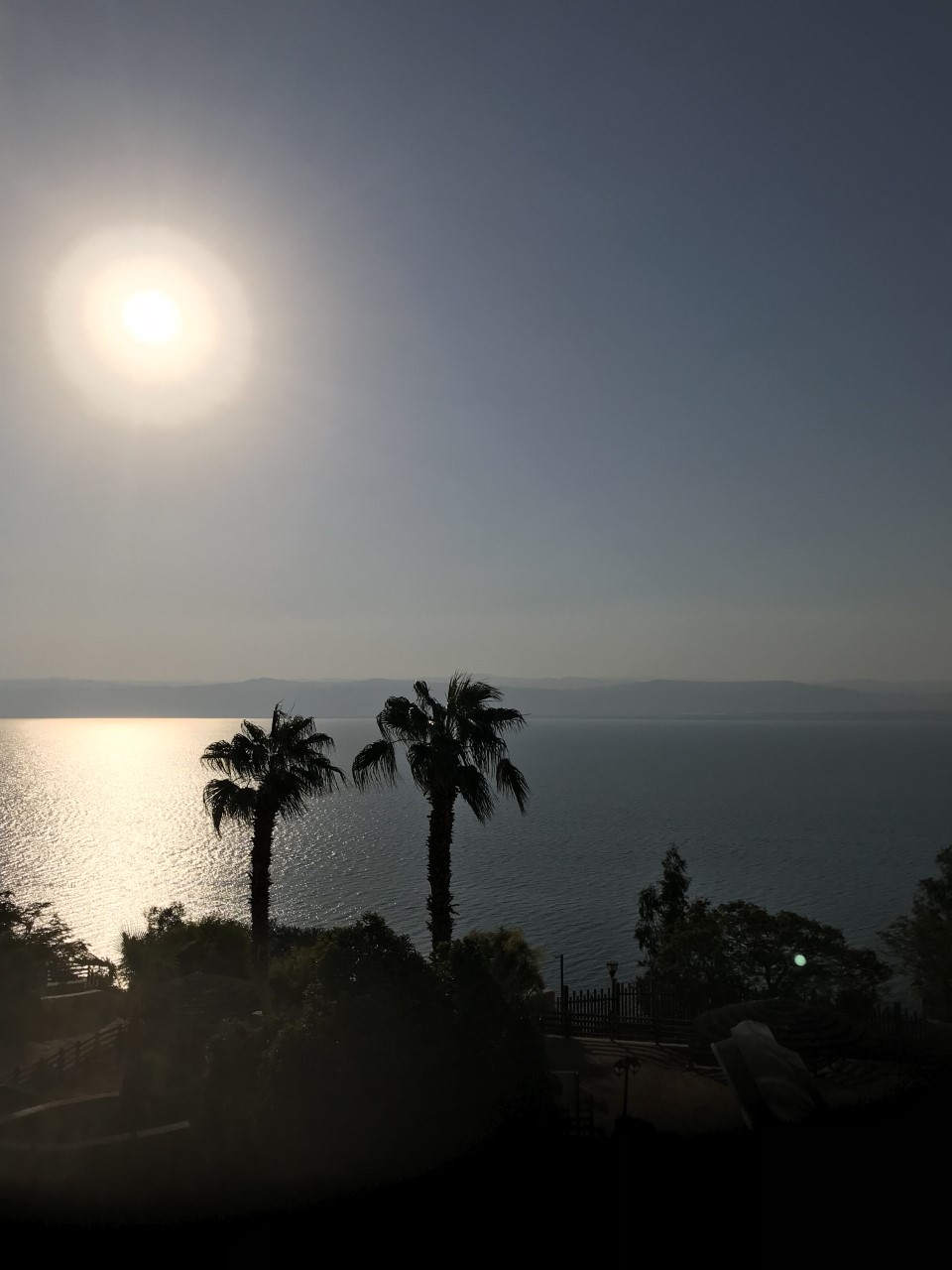Lea in Egypt Looking over the Dead Sea in Jorden